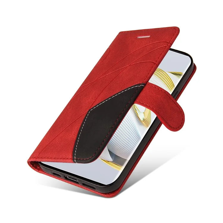 KT Leather Series-1 For Huawei Pura 70 Pro / Pura 70 Pro+ Case Color Splicing Phone Cover with Card Holder