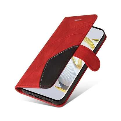 KT Leather Series-1 For Huawei Pura 70 Pro / Pura 70 Pro+ Case Color Splicing Phone Cover with Card Holder