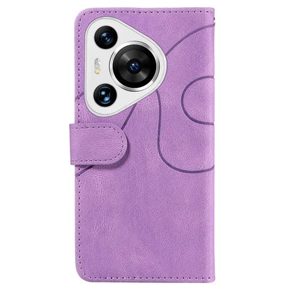 KT Leather Series-1 For Huawei Pura 70 Pro / Pura 70 Pro+ Case Color Splicing Phone Cover with Card Holder
