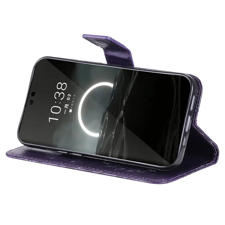 KT Imprinting Flower Series-1 For Huawei Pura 70 Case Leather Sunflower Phone Cover Stand Card Slot