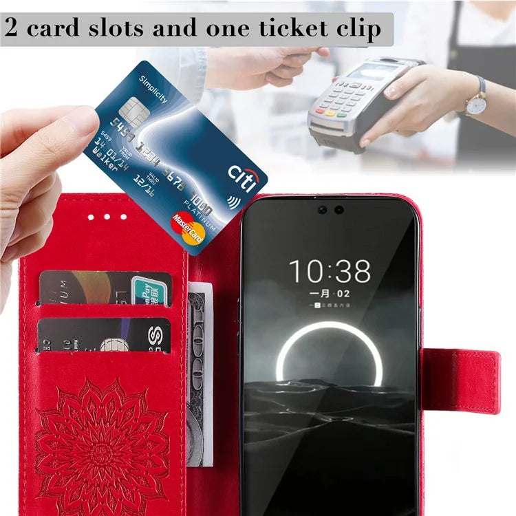 KT Imprinting Flower Series-1 For Huawei Pura 70 Case Leather Sunflower Phone Cover Stand Card Slot