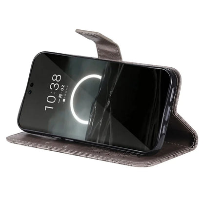 KT Imprinting Flower Series-1 For Huawei Pura 70 Case Leather Sunflower Phone Cover Stand Card Slot