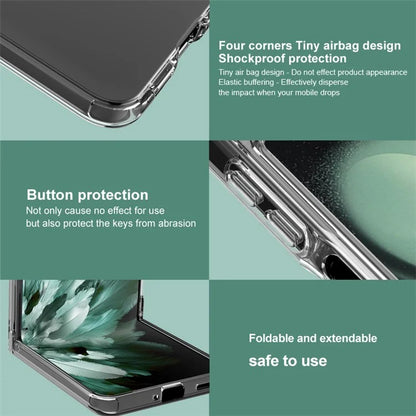 IMAK UX-6 Series for Motorola Razr 50 5G / Razr 2024 5G TPU Case Airbags Corners Clear Phone Cover