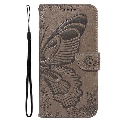 For OnePlus 12R 5G / Ace 3 5G Case Butterfly Shockproof Leather Flip Phone Cover