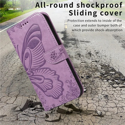 For OnePlus 12R 5G / Ace 3 5G Case Butterfly Shockproof Leather Flip Phone Cover