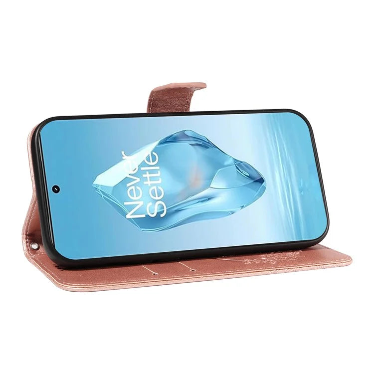 For OnePlus 12R 5G / Ace 3 5G Case Butterfly Shockproof Leather Flip Phone Cover
