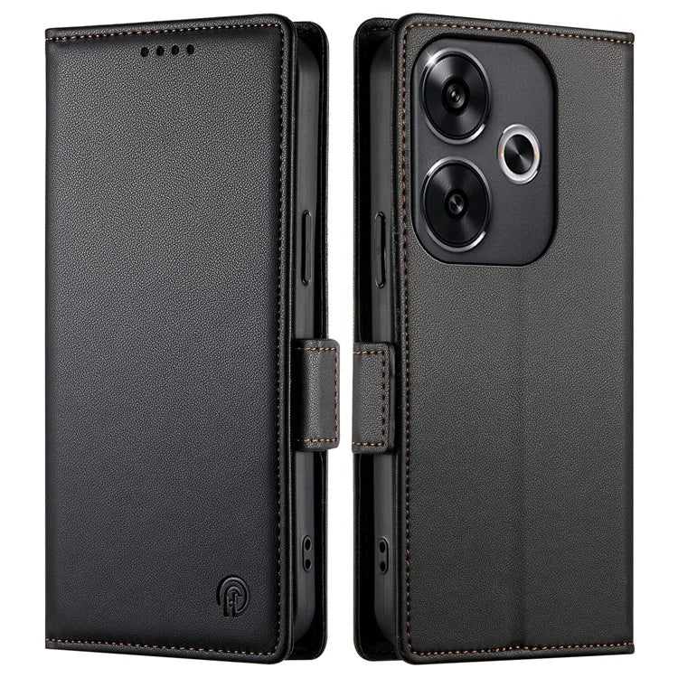 DF-010 For Xiaomi Redmi Turbo 3 5G / Poco F6 5G Stand Case PU Leather Wallet Phone Cover