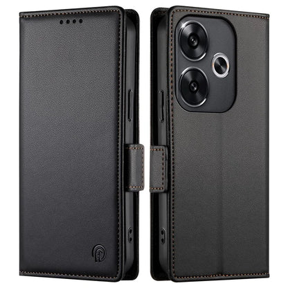 DF-010 For Xiaomi Redmi Turbo 3 5G / Poco F6 5G Stand Case PU Leather Wallet Phone Cover