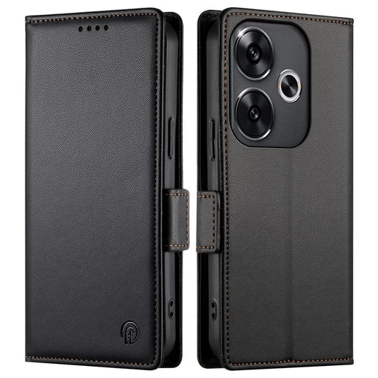 DF-010 For Xiaomi Redmi Turbo 3 5G / Poco F6 5G Stand Case PU Leather Wallet Phone Cover