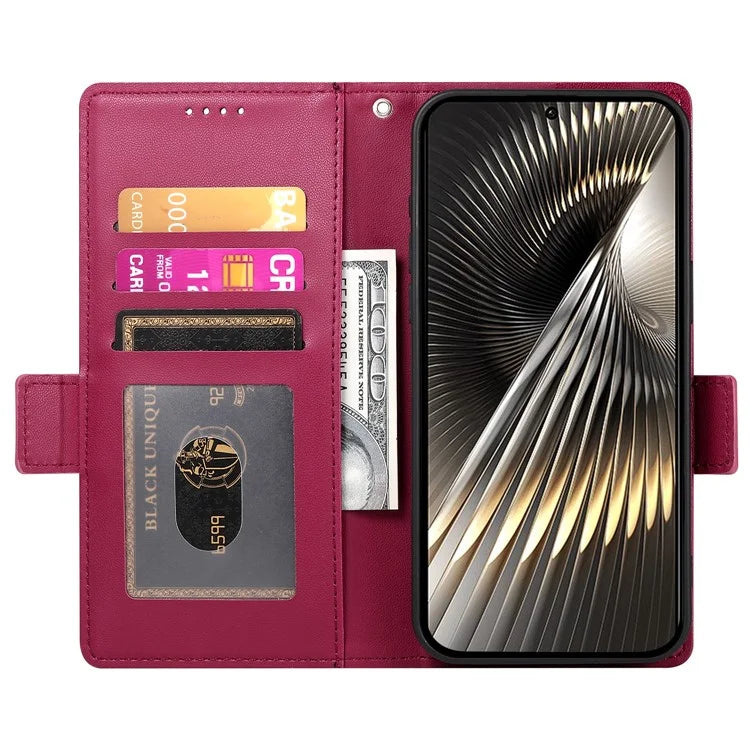 DF-010 For Xiaomi Redmi Turbo 3 5G / Poco F6 5G Stand Case PU Leather Wallet Phone Cover