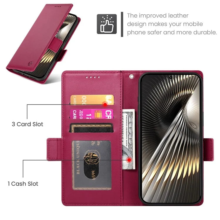 DF-010 For Xiaomi Redmi Turbo 3 5G / Poco F6 5G Stand Case PU Leather Wallet Phone Cover