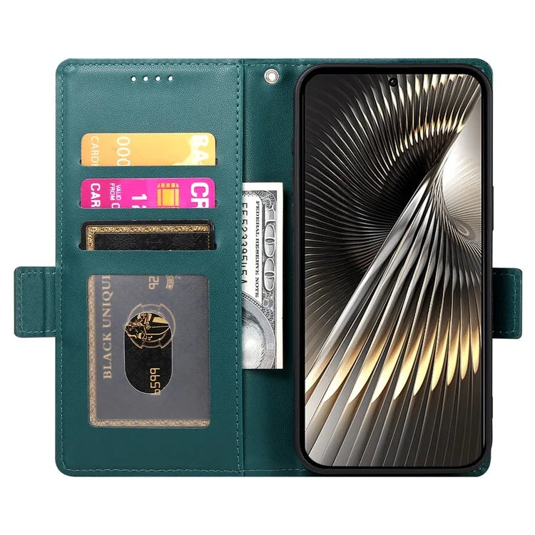 DF-010 For Xiaomi Redmi Turbo 3 5G / Poco F6 5G Stand Case PU Leather Wallet Phone Cover