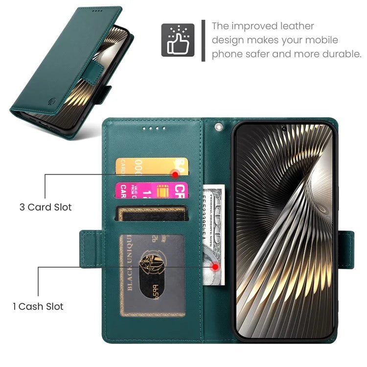 DF-010 For Xiaomi Redmi Turbo 3 5G / Poco F6 5G Stand Case PU Leather Wallet Phone Cover