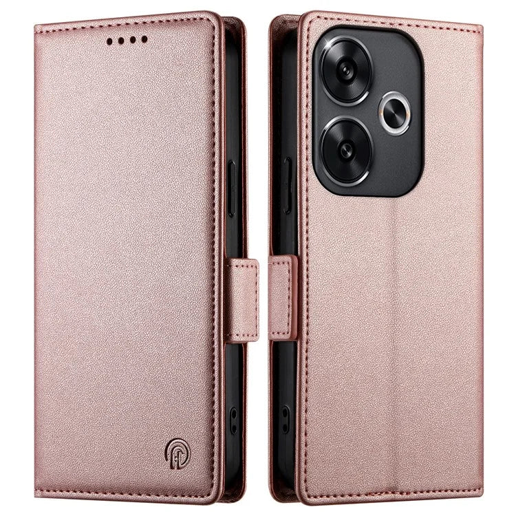 DF-010 For Xiaomi Redmi Turbo 3 5G / Poco F6 5G Stand Case PU Leather Wallet Phone Cover