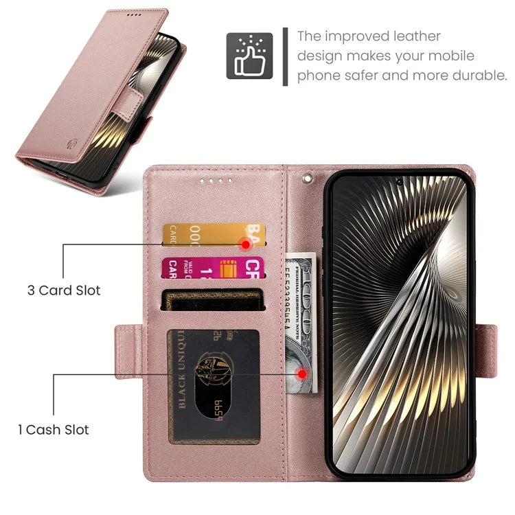 DF-010 For Xiaomi Redmi Turbo 3 5G / Poco F6 5G Stand Case PU Leather Wallet Phone Cover