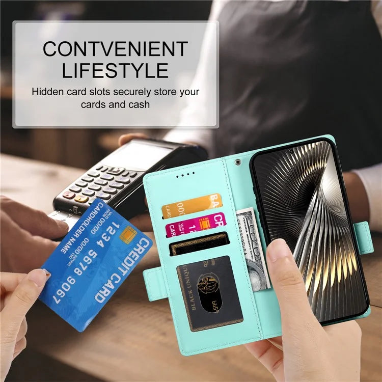 DF-010 For Xiaomi Redmi Turbo 3 5G / Poco F6 5G Stand Case PU Leather Wallet Phone Cover
