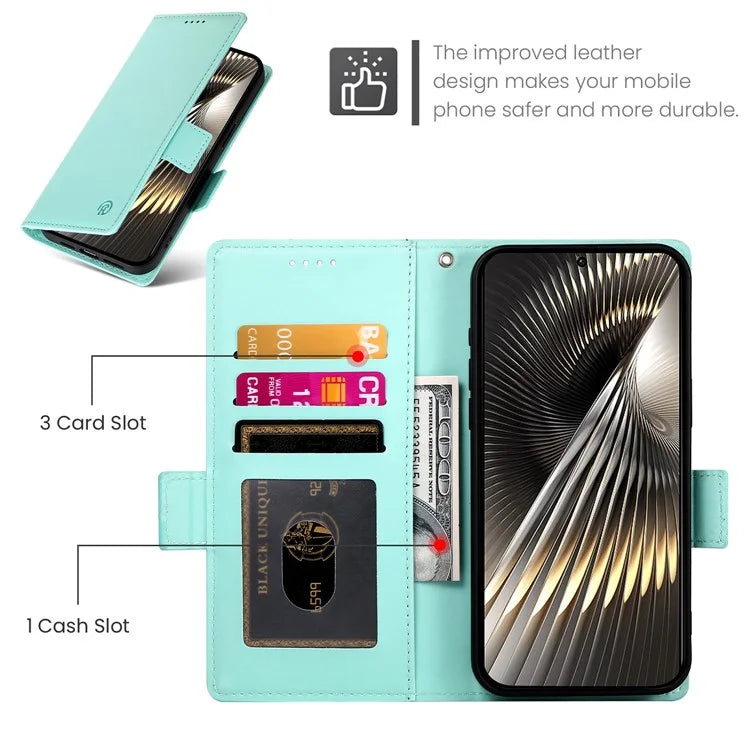 DF-010 For Xiaomi Redmi Turbo 3 5G / Poco F6 5G Stand Case PU Leather Wallet Phone Cover
