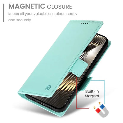 DF-010 For Xiaomi Redmi Turbo 3 5G / Poco F6 5G Stand Case PU Leather Wallet Phone Cover