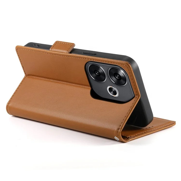 DF-010 For Xiaomi Redmi Turbo 3 5G / Poco F6 5G Stand Case PU Leather Wallet Phone Cover