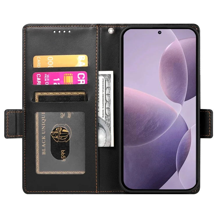 DF-010 For Xiaomi Poco F6 Pro 5G / Redmi K70 5G / K70 Pro 5G Wallet Case PU Leather Stand Phone Cover