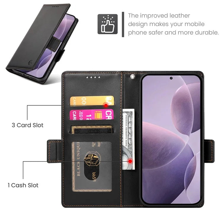 DF-010 For Xiaomi Poco F6 Pro 5G / Redmi K70 5G / K70 Pro 5G Wallet Case PU Leather Stand Phone Cover