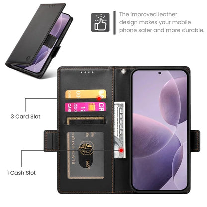 DF-010 For Xiaomi Poco F6 Pro 5G / Redmi K70 5G / K70 Pro 5G Wallet Case PU Leather Stand Phone Cover
