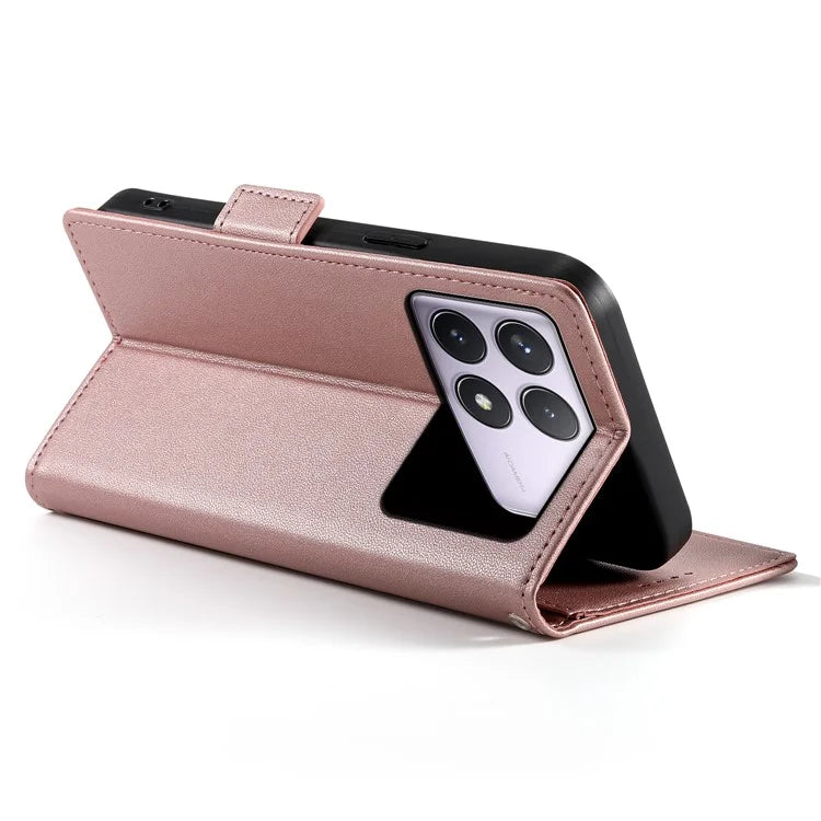 DF-010 For Xiaomi Poco F6 Pro 5G / Redmi K70 5G / K70 Pro 5G Wallet Case PU Leather Stand Phone Cover