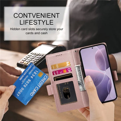 DF-010 For Xiaomi Poco F6 Pro 5G / Redmi K70 5G / K70 Pro 5G Wallet Case PU Leather Stand Phone Cover