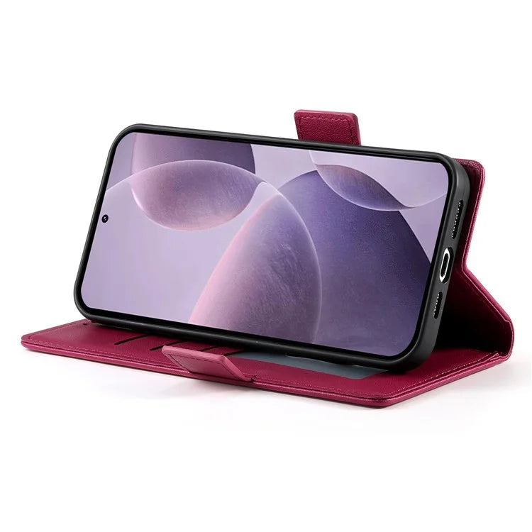 DF-010 For Xiaomi Poco F6 Pro 5G / Redmi K70 5G / K70 Pro 5G Wallet Case PU Leather Stand Phone Cover