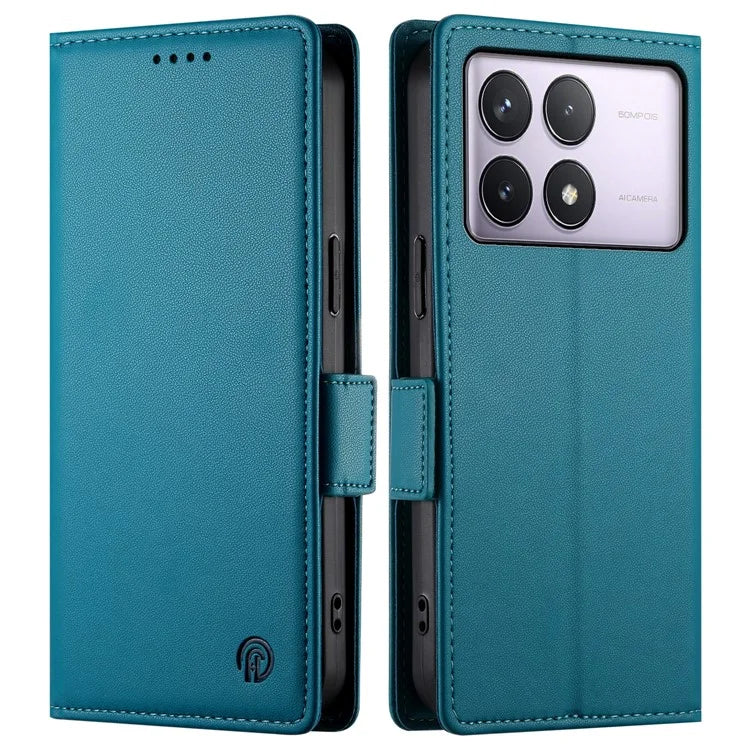 DF-010 For Xiaomi Poco F6 Pro 5G / Redmi K70 5G / K70 Pro 5G Wallet Case PU Leather Stand Phone Cover