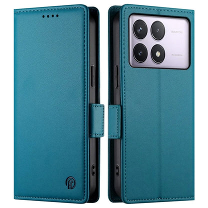 DF-010 For Xiaomi Poco F6 Pro 5G / Redmi K70 5G / K70 Pro 5G Wallet Case PU Leather Stand Phone Cover