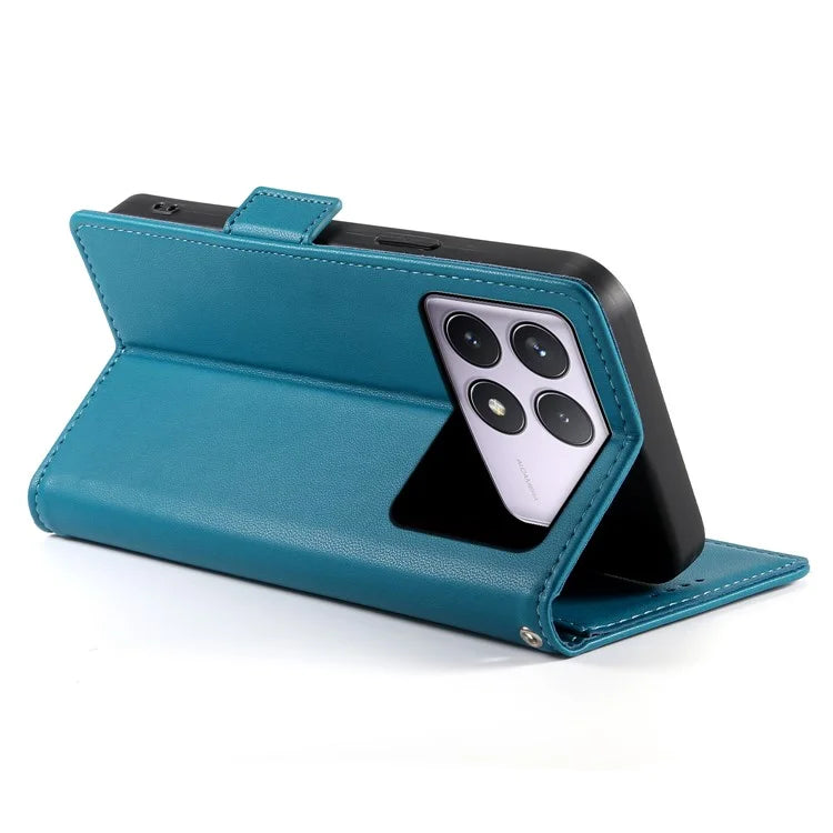 DF-010 For Xiaomi Poco F6 Pro 5G / Redmi K70 5G / K70 Pro 5G Wallet Case PU Leather Stand Phone Cover