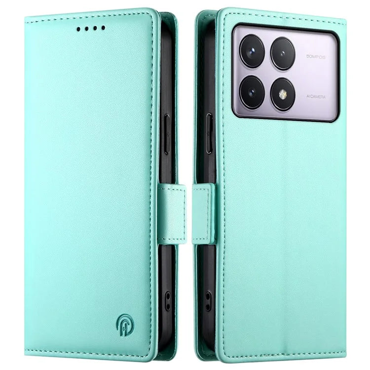 DF-010 For Xiaomi Poco F6 Pro 5G / Redmi K70 5G / K70 Pro 5G Wallet Case PU Leather Stand Phone Cover