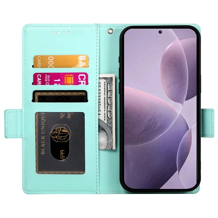 DF-010 For Xiaomi Poco F6 Pro 5G / Redmi K70 5G / K70 Pro 5G Wallet Case PU Leather Stand Phone Cover