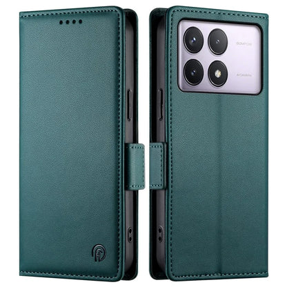 DF-010 For Xiaomi Poco F6 Pro 5G / Redmi K70 5G / K70 Pro 5G Wallet Case PU Leather Stand Phone Cover