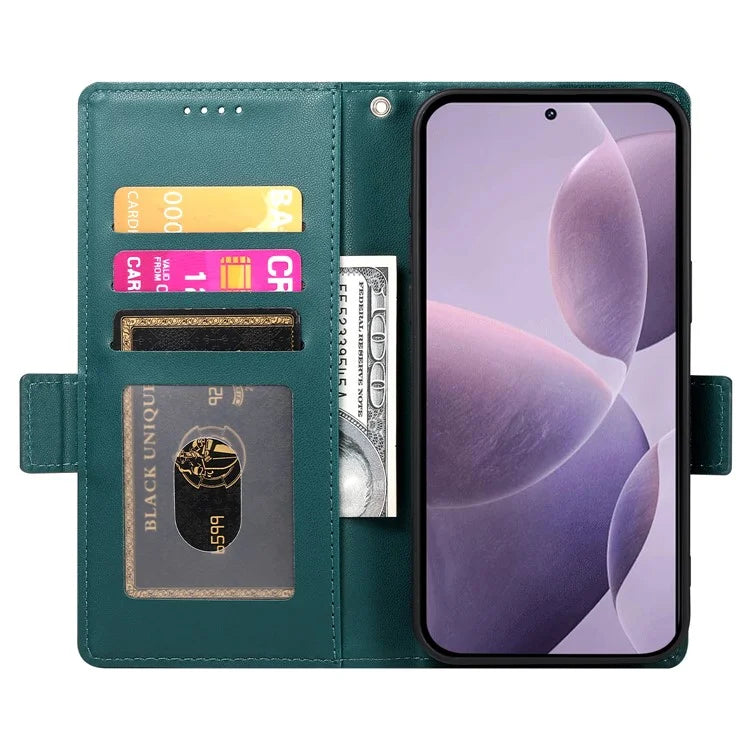 DF-010 For Xiaomi Poco F6 Pro 5G / Redmi K70 5G / K70 Pro 5G Wallet Case PU Leather Stand Phone Cover