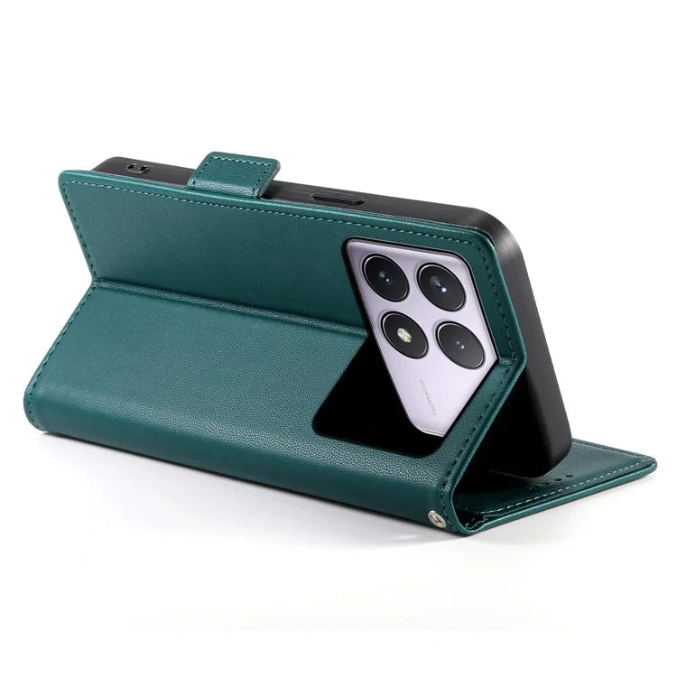 DF-010 For Xiaomi Poco F6 Pro 5G / Redmi K70 5G / K70 Pro 5G Wallet Case PU Leather Stand Phone Cover