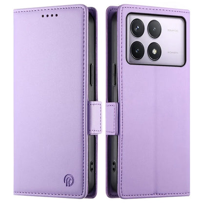 DF-010 For Xiaomi Poco F6 Pro 5G / Redmi K70 5G / K70 Pro 5G Wallet Case PU Leather Stand Phone Cover