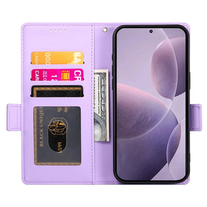 DF-010 For Xiaomi Poco F6 Pro 5G / Redmi K70 5G / K70 Pro 5G Wallet Case PU Leather Stand Phone Cover
