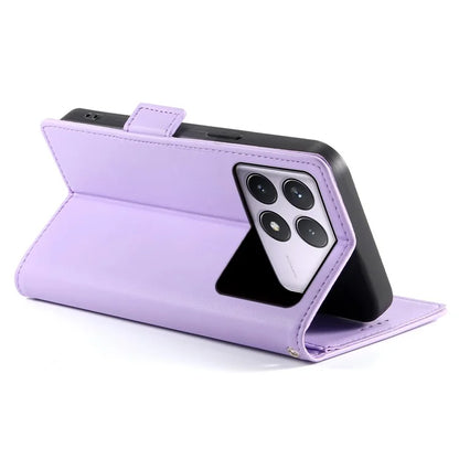 DF-010 For Xiaomi Poco F6 Pro 5G / Redmi K70 5G / K70 Pro 5G Wallet Case PU Leather Stand Phone Cover