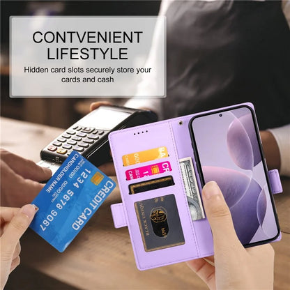 DF-010 For Xiaomi Poco F6 Pro 5G / Redmi K70 5G / K70 Pro 5G Wallet Case PU Leather Stand Phone Cover