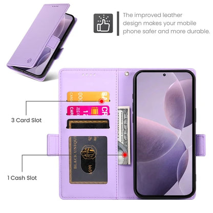 DF-010 For Xiaomi Poco F6 Pro 5G / Redmi K70 5G / K70 Pro 5G Wallet Case PU Leather Stand Phone Cover
