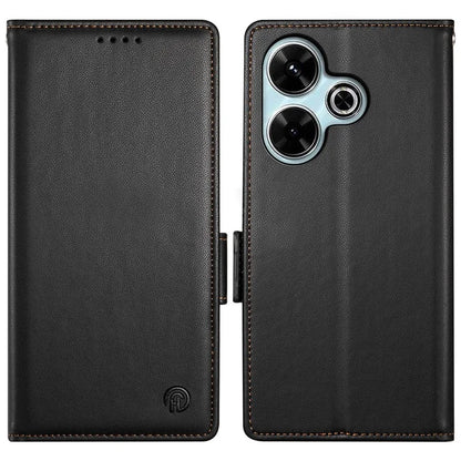 DF-010 For Xiaomi Redmi 13 4G / 5G / Note 13R 5G / Poco M6 4G Wallet Case PU Leather Stand Phone Shell