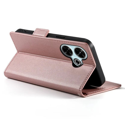 DF-010 For Xiaomi Redmi 13 4G / 5G / Note 13R 5G / Poco M6 4G Wallet Case PU Leather Stand Phone Shell