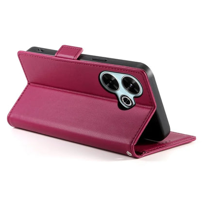 DF-010 For Xiaomi Redmi 13 4G / 5G / Note 13R 5G / Poco M6 4G Wallet Case PU Leather Stand Phone Shell