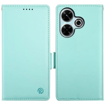 DF-010 For Xiaomi Redmi 13 4G / 5G / Note 13R 5G / Poco M6 4G Wallet Case PU Leather Stand Phone Shell