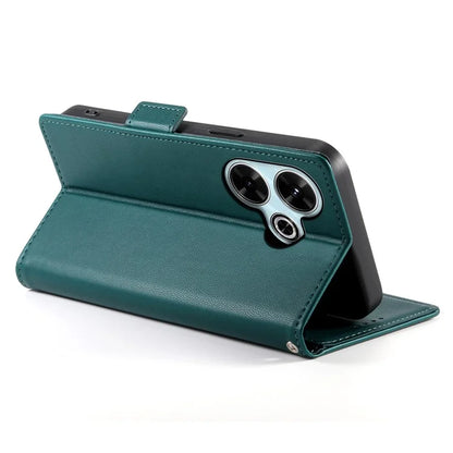 DF-010 For Xiaomi Redmi 13 4G / 5G / Note 13R 5G / Poco M6 4G Wallet Case PU Leather Stand Phone Shell