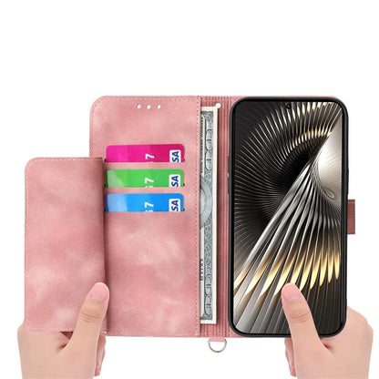For Xiaomi Redmi Turbo 3 5G / Poco F6 5G Phone Case Flower Pattern PU Leather Wallet Cover with Straps