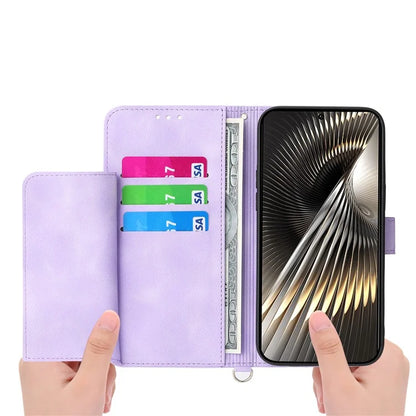 For Xiaomi Redmi Turbo 3 5G / Poco F6 5G Phone Case Flower Pattern PU Leather Wallet Cover with Straps