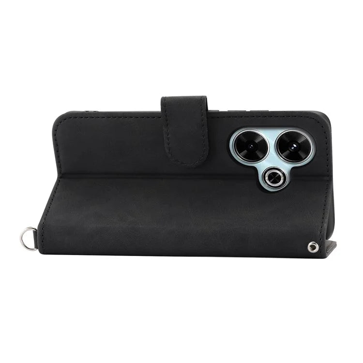 For Xiaomi Redmi 13 4G / 5G / Note 13R 5G / Poco M6 4G Phone Case Flower Imprint Leather Wallet Cover